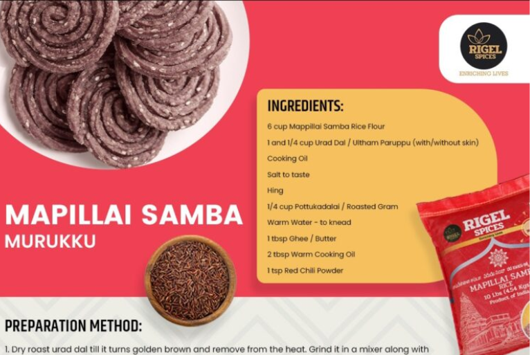 Mapillai Samba Murukku – A Nutritious Traditional South Indian Snack for Modern Kitchens