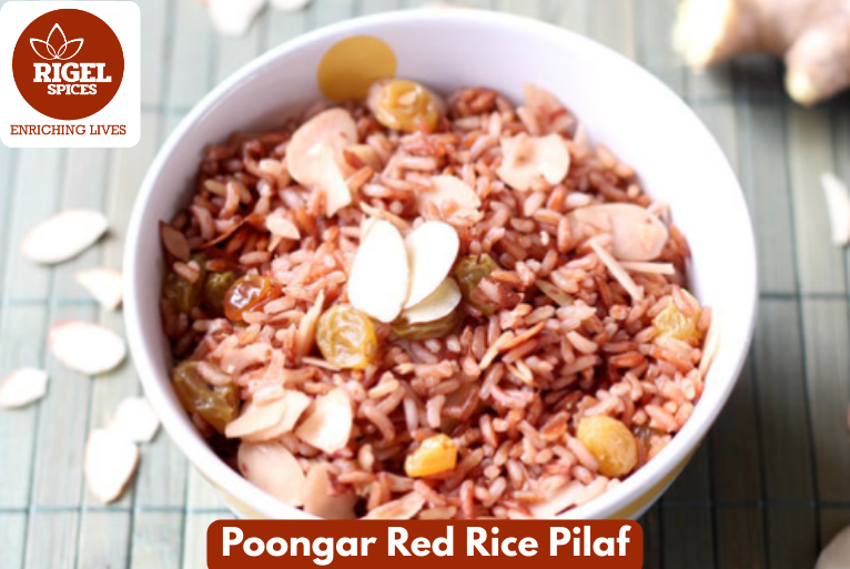 Poongar Red Rice Pilaf Recipe – Healthy Traditional South Indian Red Rice Dish