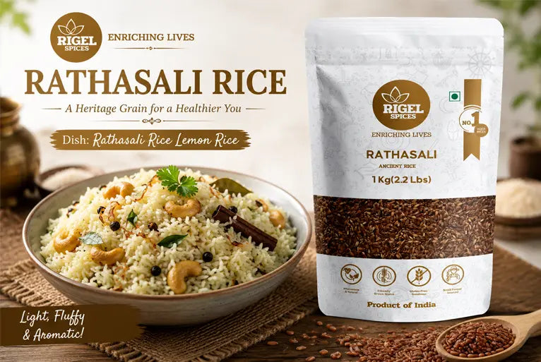Rathasali Rice Recipe – Traditional Heritage Rice | Rigel Spices